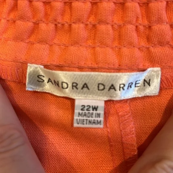 Sandra Darren Linen Blend Dress - Picture 5 of 7